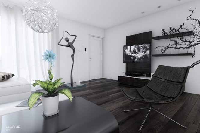 Sophisticated Design Black & White Interiors