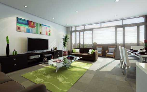 2 Interior Living Area By Vivifyer  10 Rooms That Are Designed Around Televisions Photo  2