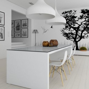 3 Black And White Kitchen 665x940  Black & White Interiors  Picture  17