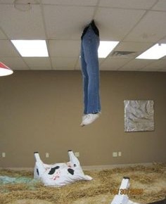 Halloween hanging office decor