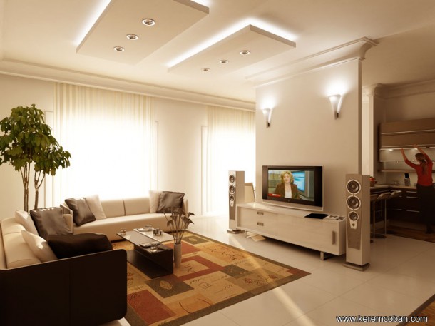 9 Gorgeous Living By Keremcobandotcom  10 Rooms That Are Designed Around Televisions  Pict  1