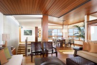 Careful Space Planning Tropical House Dining Room