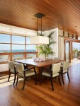 Careful Space Planning Tropical House Dining Table
