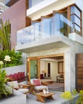 Careful Space Planning Tropical House Terrace and Balcony View