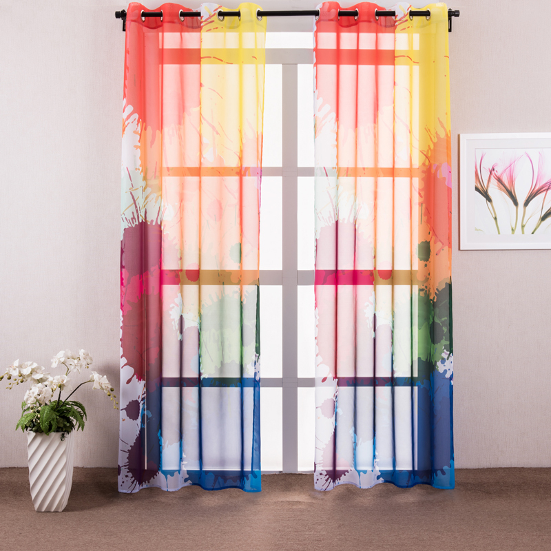 20 Colorful Curtain Ideas for The Living Room