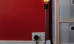 Cool Lamp on Red Wall
