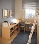 Design Ideas Small Floorspace Kids Rooms Grey Brown