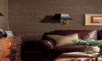 Design Interior French Country Brown Wall And Sofa Combination