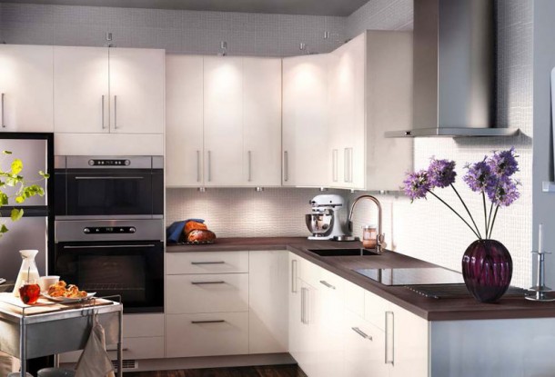 Kitchen Design Ideas 2012 by IKEA White Cabinet Modern Furniture