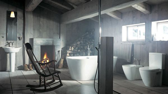 30 Amazing and Warm Modern Bathroom Design Ideas
