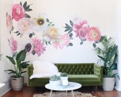 20 Flower Wallpaper Ideas for the Living Room
