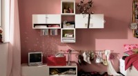 Pink Simple Cool and Trendy Teen Room Design Ideas