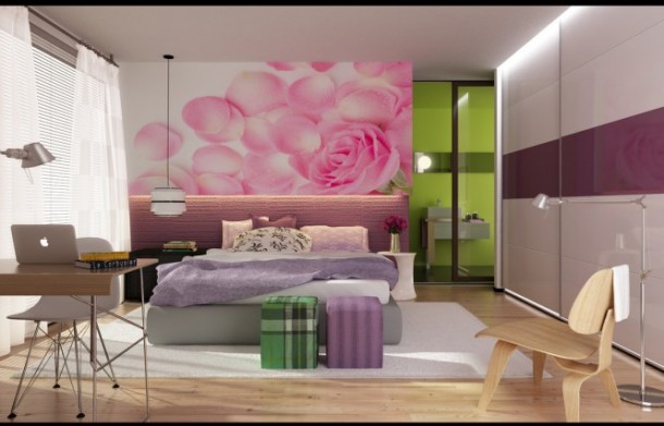 Pink and Purple Smooth Fresh - Amazing Colorful Bedrooms