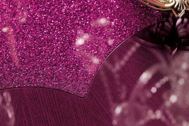 Purple Gliter - Elegant Luxury Dining Room Set by AltaMod