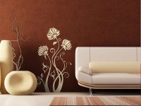 The Best Inspiration Wall Stickers Flower Brown