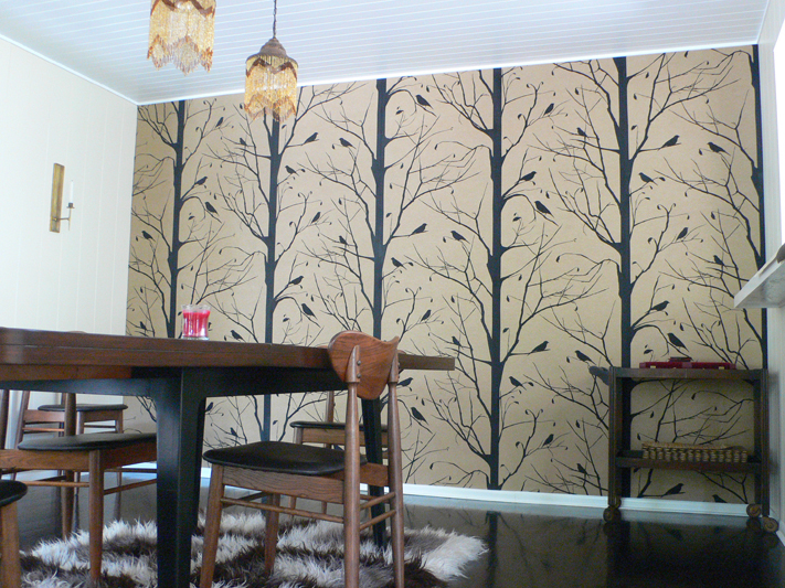 Tree Wallpaper Interior Design Center Inspiration