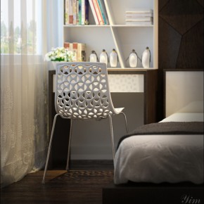A Crochet Chair1  Warm and Cozy Rooms Rendered By Yim Lee  Wallpaper 10