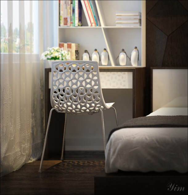 A Crochet Chair1  Warm and Cozy Rooms Rendered By Yim Lee  Wallpaper 10