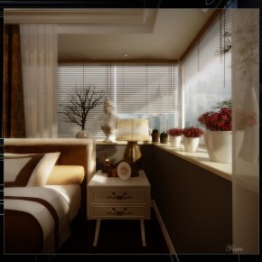 Bedside Table1  Warm and Cozy Rooms Rendered By Yim Lee  Wallpaper 7