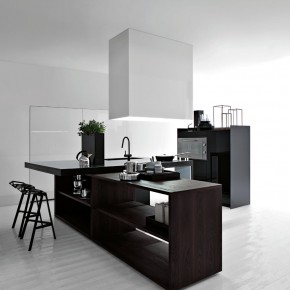 Black And White Kitchen Modern Kitchens From Elmar Cucine Picture 1