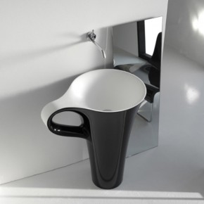 Black Coffee Cup Basin  Unique Bathrooms by ArtCeram  Pict  1