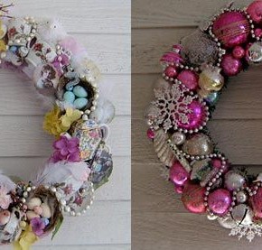 Christmas Wreath Decorating 34 Great Christmas Wreath Decorating Ideas Wallpaper 4