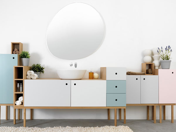 Collage Cabinet Vanity Un Multifunctional, Versatile Furniture for the Bathroom from Ex.t
Image 2