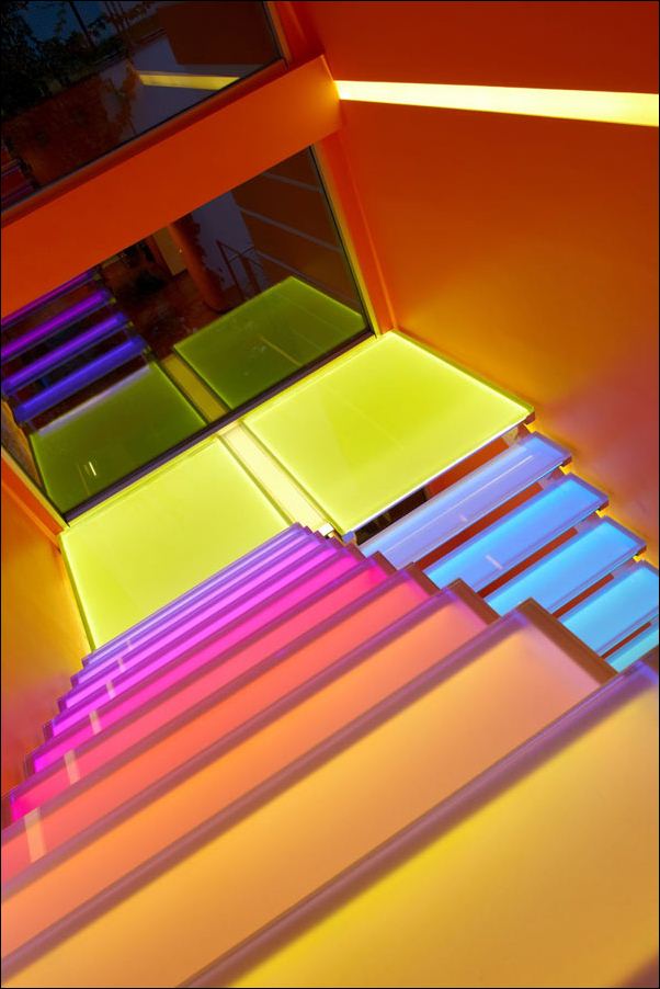 20 Whimsical Colorful Staircases
