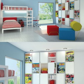 Comic Book Room 665x936  Poster Print Kids Rooms  Pict  4