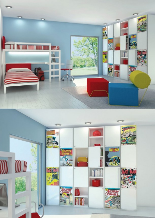 Comic Book Room 665x936  Poster Print Kids Rooms  Pict  4