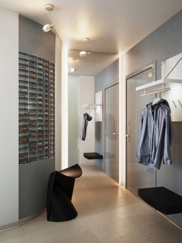 Corridor Decoration  Small Apartment Design in St.Petersburgh  Image  9