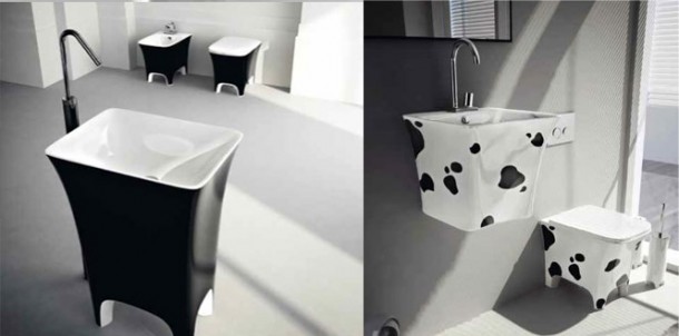 Cow Print Basin  Unique Bathrooms by ArtCeram  Wallpaper 9
