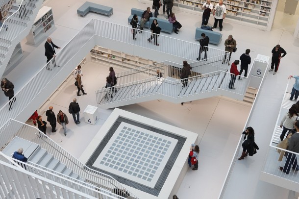Cube In The Center  The New Stuttgart City Library Photo  7