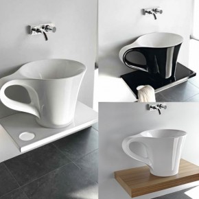 Cup Basin On Shelf  Unique Bathrooms by ArtCeram  Image  3