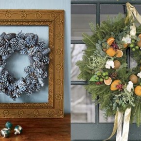 Door Christmas Wreath Idea 34 Great Christmas Wreath Decorating Ideas Pict 14