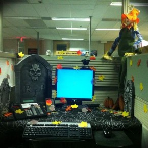 RIP Halloween Office area