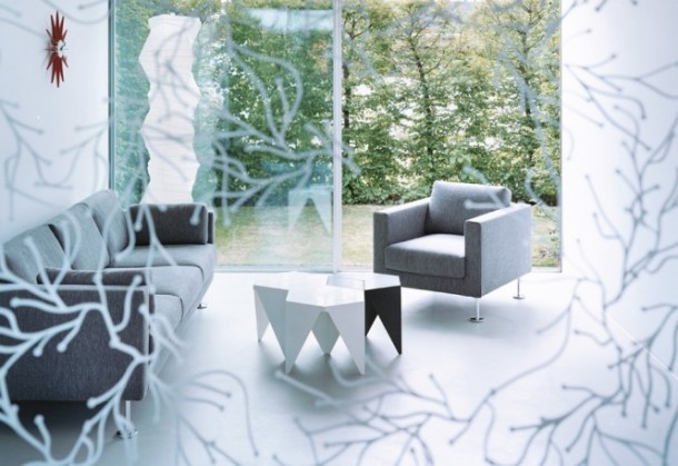 Grey Contemporary Sofa Chair Coffee Table Living Room 665x457  Beautiful Modern Style Sofas  Wallpaper 8