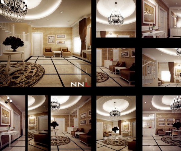 Hallway Reception 665x558  Dream Home Interiors by Open Design  Picture  27