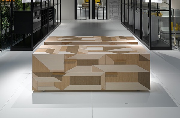 Inlay 4 Inlay Furniture Collection Displaying Intruiguing Geometric Patterns Wallpaper 3