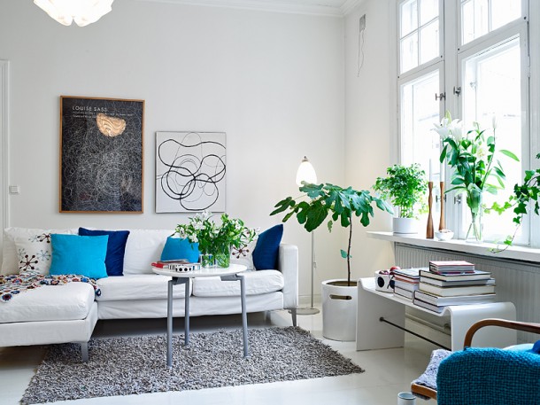 Living Room Plants  A Scandinavian Beauty  Wallpaper 1