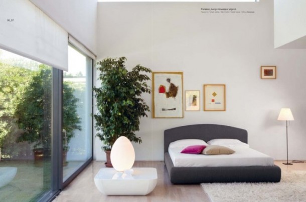 Luxury Gray White Bedroom 665x440  Luxury Beds from Bonaldo  Picture  11