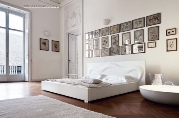 Luxury White Bedroom 665x441  Luxury Beds from Bonaldo  Image  10