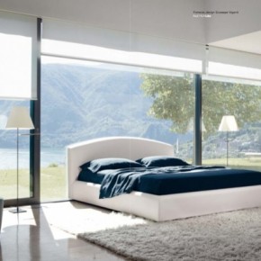 Luxury White Blue Bedroom 665x440  Luxury Beds from Bonaldo  Picture  9