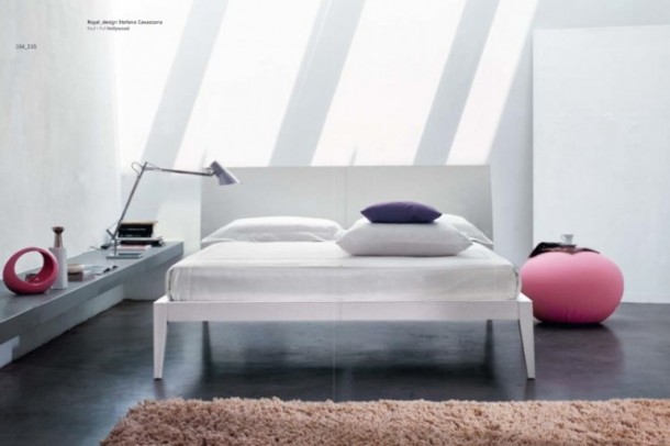 Luxury White Pink Bedroom 665x443  Luxury Beds from Bonaldo  Image  8