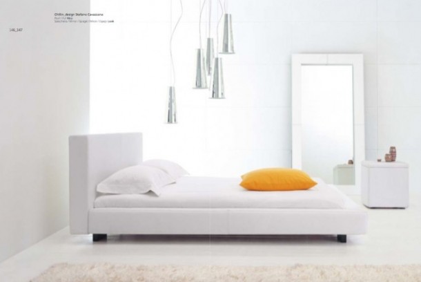 Luxury White Yellow Bedroom 665x445  Luxury Beds from Bonaldo  Pict  6