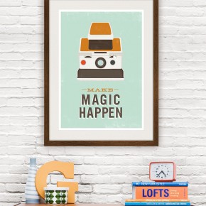 Magic Happens  Retro Poster Prints  Wallpaper 13