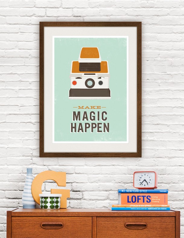 Magic Happens  Retro Poster Prints  Wallpaper 13