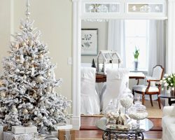 20 White Christmas Living Room Ideas