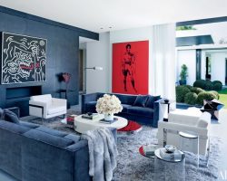 20 Red White and Blue Interior Design Ideas