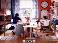 Room With Study Table  Dorm Room Inspirations from IKEA  Wallpaper 13